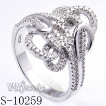 925 Sterling Silber Zirkonia Frauen Ring (S-10259)